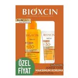 Bioxcin Sun Care SPF50+ 200 ml Güneş Spreyi ve Sun Care SPF50+ 50 ml Güneş Kremi
