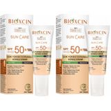 Bioxcin Sun Care SPF50+ 50x2 ml Renkli Yağlı Ciltler İçin Güneş Kremi