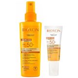 Bioxcin Suncare Kuru ve Normal Ciltler İçin Güneş Kremi SPF50 50 ml ve Sprey 200 ml Kofre