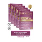 Bioxcin Womens Hair 30 Tablet x5 kutu - Keratin Kolajen Biotin Çinko Demir Selenyum Dul Avrat L Sistein.