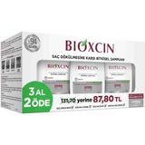 Bioxcin Yağlı Saçlar İçin Dökülme Karşıtı Şampuan Parabensiz 3 Al 2 Öde Seti