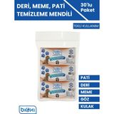 Bioxi Animal Health Kedi Köpek Çok Amaçlı 30’lu Temizleme Mendili