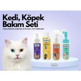 Bioxi Kedi Köpek Bakım Seti 4'lü Paket