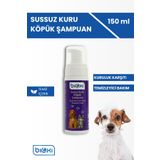 Bioxi Kedi Ve Köpek Için Kuruluk Karşıtı Temizleyici Bakım Köpüğü, Sussuz Kuru Köpük Şampuan 150 ml