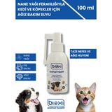 Bioxi Kedi ve Köpekler İçin Ağız Bakım Suyu 100 ml Nane Yağı ile Taze Nefes ve Ağız Hijyeni