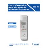 Bioxi Kedi ve Köpekler İçin Nazik, Hipoalerjenik Dermatolojik Şampuan 200 ml