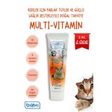Bioxi Kediler Için Parlak Tüyler Ve Güçlü Sağlık Destekleyici Doğal Takviye, Multivitamin 100 Ml