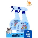 Bioxi ® Perfect Power Pet Leke Çıkarıcı Ve Koku Giderici Sprey 2'li Set (2X750ML) | Etkili Temizlik Çözümü