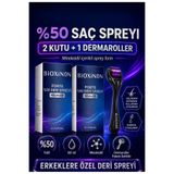 Bioxinin Forte %5 Saç Spreyi 2 kutu ve 1 adet dermaroller