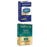 Bioxinin Forte Minoksidil 60 ml %5 Deri Spreyi + Bioxcin 300 ml Argan Keratin Onarıcı Şampuan