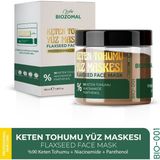 Biozomal Keten Tohumu Jel Maske 100 ml Kırışıklık Karşıtı Özellikli Doğal İçeriklerle Zenginleştirilmiş