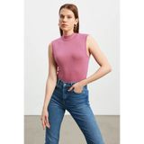 Bipantolon Kadın Pudra Pembe Kolsuz Bluz