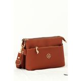 Bipanya BP-4521O Taba Hub Lacoste 3 Bölmeli Kadın Omuz Çantası