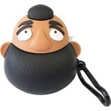 Bipower Airpods 1-2 Uyumlu Kılıf Bushy Beard Kahverengi - Renkli