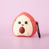 Bipower Airpods 1-2 Uyumlu Kılıf Fruit Pembe - Renkli