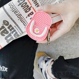 Bipower Airpods 1-2 Uyumlu Kılıf Terlik Pembe - Renkli