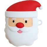 Bipower AirPodss 1-2 Uyumlu Kılıf Noel Baba Beyaz - Siyah