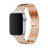 BİPOWER Apple Watch 42-44mm KRD16 Metal Kordon Rose Gold