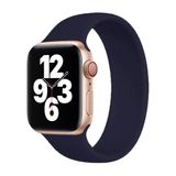 BİPOWER Apple Watch 42-44mm KRD18 Silikon Solo Kordon M Beden Lacivert