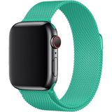 Bipower Apple Watch Uyumlu 38-40MM Krd1 Metal Hasır Kordon Turkuaz