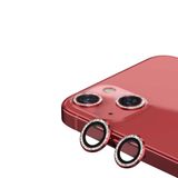 Bipower Binano Iphone 11/12/12 Mini Taşlı Kırmızı Kamera Koruyucu