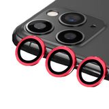 Bipower Binano Metal Ring Iphone 13 Pro/13 Pro Max Kırmızı Kamera Koruyucu