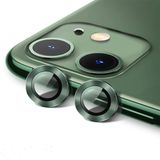 Bipower Binano Metal Ring Iphone 13/13 Mini Koyu Yeşil Kamera Koruyucu