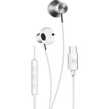 Bipower BP-738 Beyaz Type-C Kulak İçi Kablolu Kulaklık