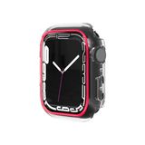 BİPOWER E2M APPLE WATCH 41MM FOSFORLU KASA VE EKRAN KORUYUCU PEMBE