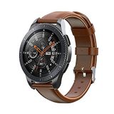 BİPOWER Huawei Watch 20mm KRD10 Deri Kordon Kahverengi