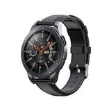 Bipower Huawei Watch 20MM KRD10 Deri Kordon Siyah