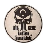 BİR GECE ANSIZIN GELEBİLİRİZ - Deri PEÇ - Arma - Askeri Patch