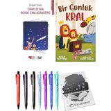 Bir Günlük Kral ve Charlie'nin Büyük Cam Asansörü 2'li Set - Kalem