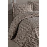 Bir Home Bianca Çift Kişilik Yatak Örtüsü Seti 230X240CM - Kahverengi - 230 x 240 cm