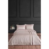 Bir Home Clasy Jakarlı Şönil Çift Kişilik Yatak Örtüsü - Bej - 240 x 250 cm