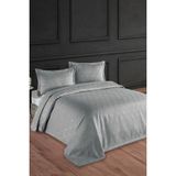Bir Home Clasy Jakarlı Şönil Çift Kişilik Yatak Örtüsü - Gri - 240 x 250 cm