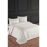 Bir Home Clasy Jakarlı Şönil Çift Kişilik Yatak Örtüsü - Krem - 240 x 250 cm