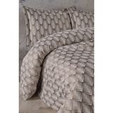 Bir Home Molly Çift Kişilik Yatak Örtüsü Seti 230X240CM - Kahverengi - 230 x 240 cm