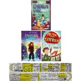 Bir Oyunun Içinde Miyiz - Karanlıkta Yanan Kıvılcım -Milyon Kere Trambolin 3 Kitap Set + Mat. Cetvel