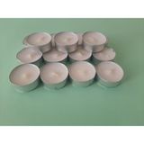 Bir Sürü Eşya 12 Adet Tealight Mum Nihale Mumu Ekonomik Uzun Süreli Yanan Mum Parti Mumu - Beyaz