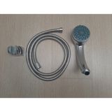 Bir Sürü Eşya Askılı Duş Seti / Spiral Hortumlu Mafsallı Duş Telefonu Başlığı / Duş Seti / Banyo Duşakabin Spiralli Duş Başlığı - Beyaz - Gri