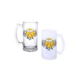 Bira Günü Kulplu Bira Bardağı Buzlu veya Şeffaf Seçenekli 028