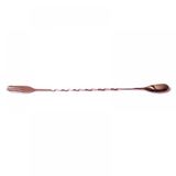 Biradlı BRD-682 Bakır Burgulu Çatallı 33 cm Bar Kaşık