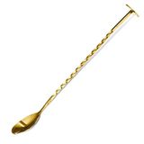 Biradlı Burgulu Altın 27 cm Bar Kaşık