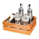 Biradlı GRV-2416 Ahşap Kasalı 5'li Set