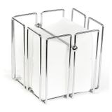 Biradlı GRV-253 19x19x19 cm Metal Kare Peçetelik
