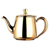 Biradlı GRV-254 550 mm Altın Çelik Kahve ve Çay Potu