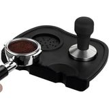 Biradlı Kahve Tamper Matı Manuel Tip Pleksi Malzeme ile Espresso Uyumlu Şık Görünüm