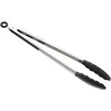 Biradlı Silikon Uçlu 33 cm Servis Maşası