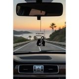 BİRBEYSTORE Dikiz Aynası Süsü 9 Farklı Şarkı Seçeneği Şeffaf Pleksi